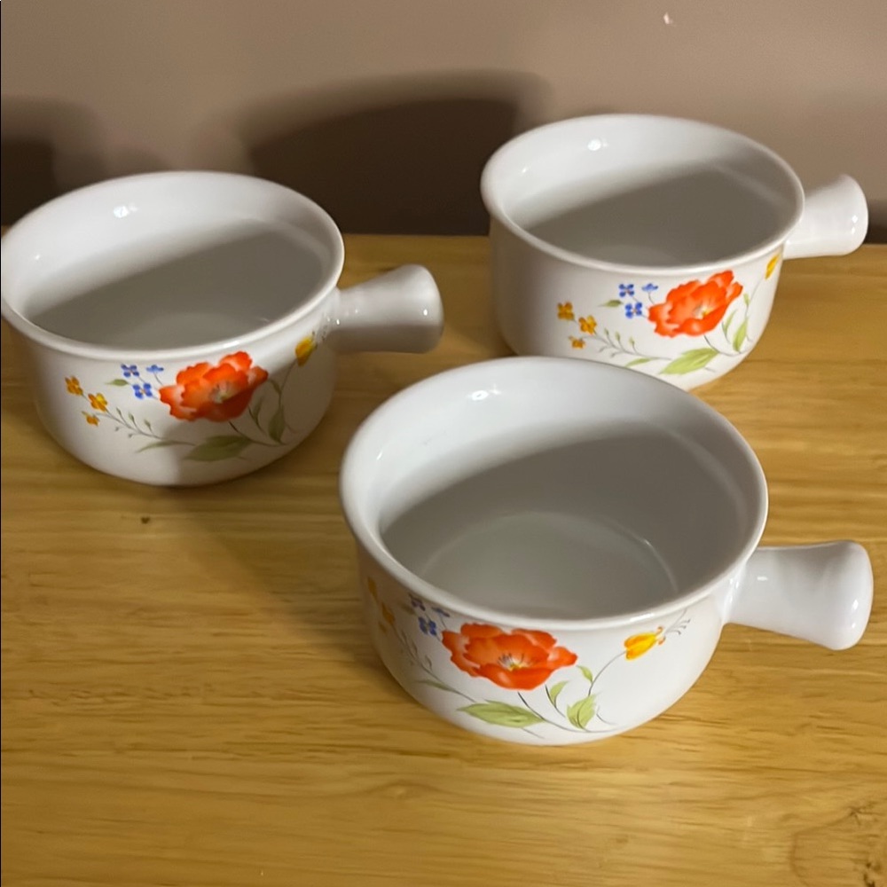😄Northland bake n serve ramkin poppy garden Japan